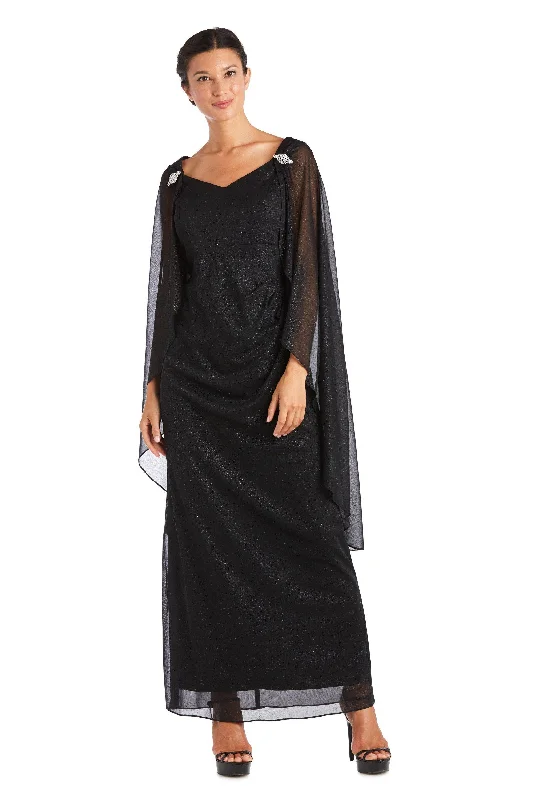 R&M Richards 2384 Long Mother Of Bride Cape Dress Sale