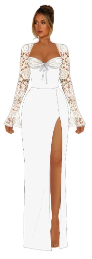 Aria Maxi Dress - Ivory